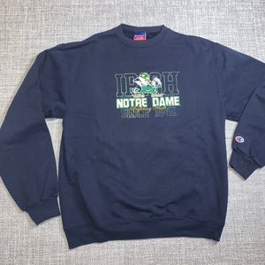 Champion Notre Dame crewneck pullover